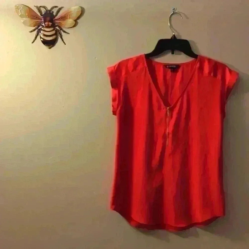 Express, sleeveless shirt, XS, pink